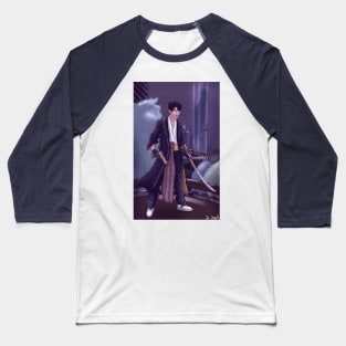 Man with sword and gun Baseball T-Shirt